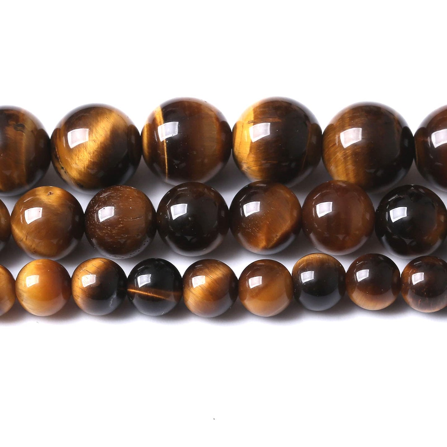 36PCS 10MM AAA Yellow Tiger Eye Stone Beads Natural Gemstone Bead Crystal Healing Energy Jewelry Making DIY 15 inches