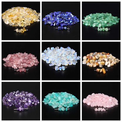 Natural Chip Stone Beads Blue Sodalite 5-8mm About 400 Pieces Irregular Gemstones Healing Crystal Loose Rocks Bead Hole Drilled DIY for Bracelet Jewelry Making Crafting (5-8mm, Blue White Sodalite)