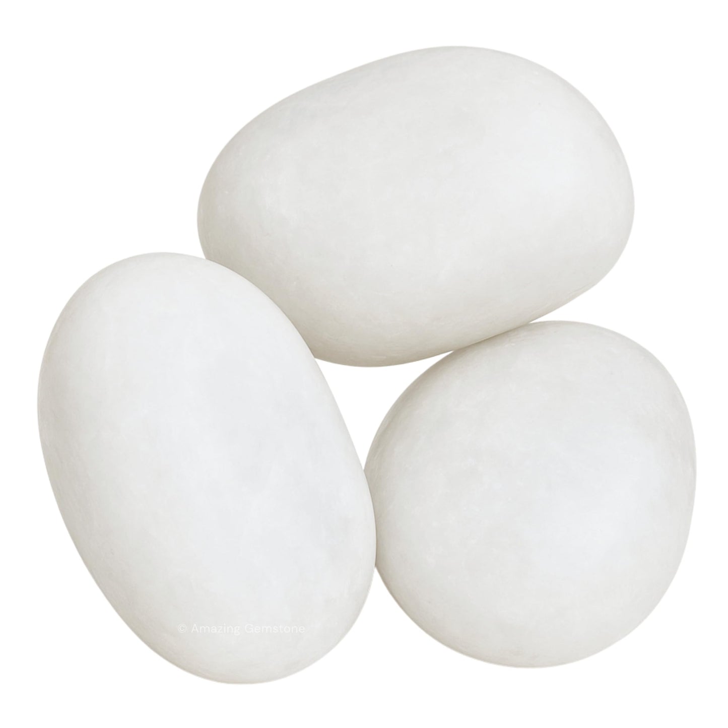Amazing Gemstone Snow Quartz Crystals and Healing Stones Tumbled - 1 Oz Snow Quartz Stone Gem Stones, Natural Healing Stones for Energy Balance, Stress Relief - Polished Gems Rocks