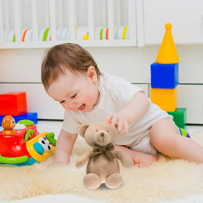 100% Organic Cotton Velour Teddy Bear for Baby Boy & Girl, Toddler Kids | GOTS Certified Eco-Friendly Clothes | Luxury Soft, Breathable & Comfortable Outfit