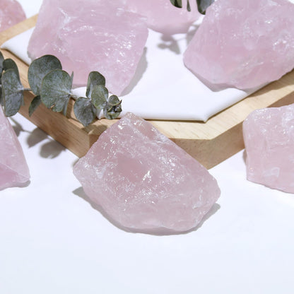 Nvzi Raw Rose Quartz Crystals Bulk, Real Gemstones and Crystals, Rocks and Minerals, Healing Crystals, Quartz Crystals and Healing Stones, Cuarzos Originales De Energia Y Piedras(1LB)