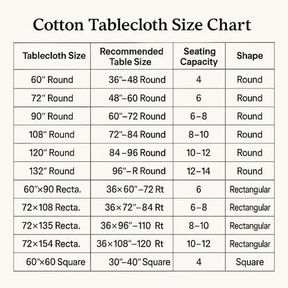 HANDICRAFT HANDLOOM Handblock Print Cotton Tablecloth – 90 Round Table Cover Seats 6–8 – Indian Block Printed Floral Dining Table Linen – Boho Washable Cloth for Kitchen, Party, Outdoor (Dark Blue)