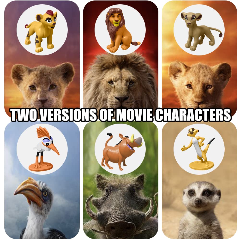 Minaso 12-Pc Mini Animal Action Figures, Collectible Toys for Kids, Perfect for Cake Toppers & Desktop Decorations