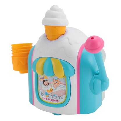 Aqur2020 Bath Toys for Toddlers, Bubble Ice Cream Maker Bathtub Toy with Strong Suction Cups, for Kids Ages 2-8 Boys Girls Birthday Gift