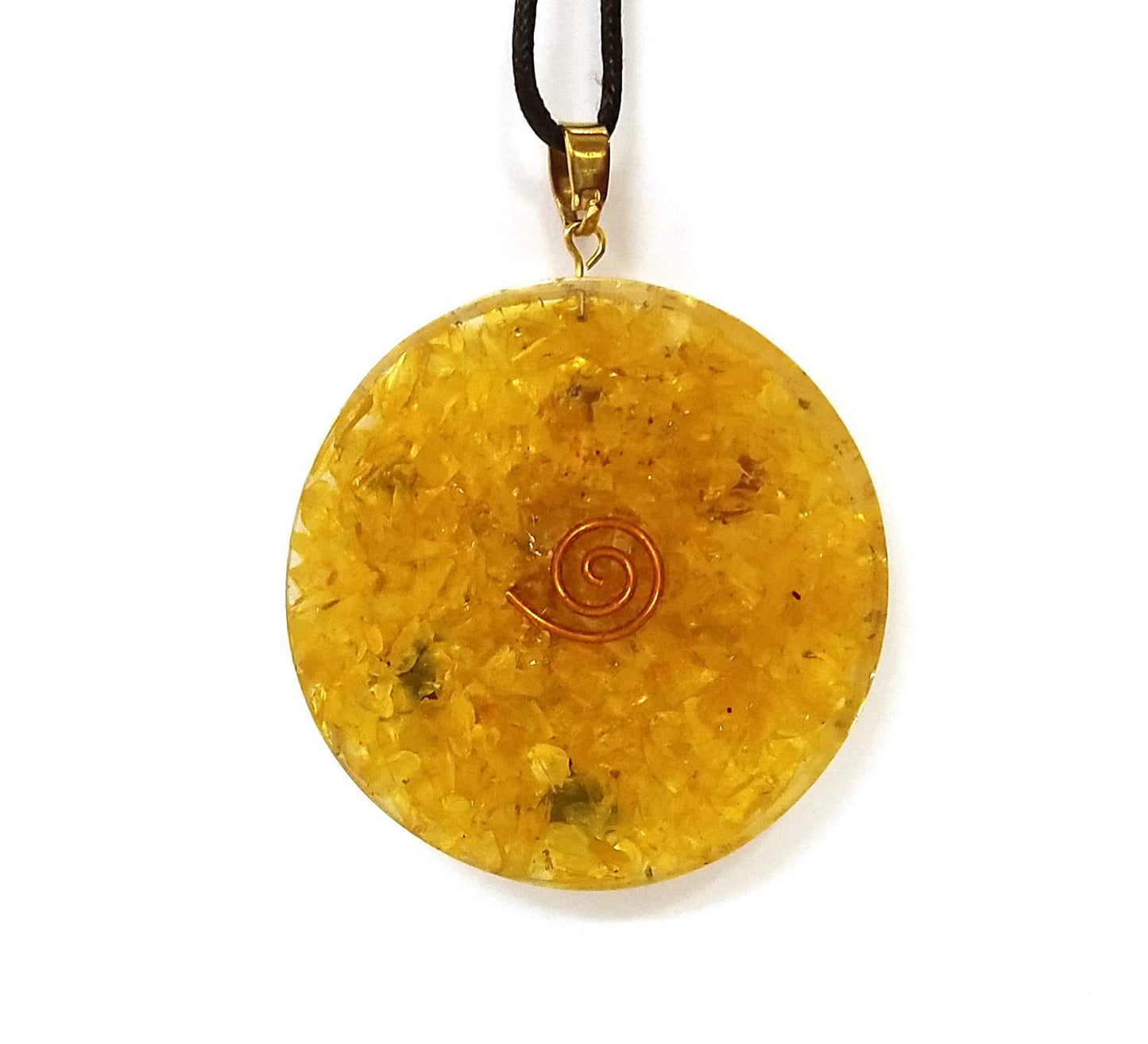 Citrine Orgone Crystal Pyramid & Pendant Seven Chakra Metatron Cube Merkaba | Natural Stone Bracelet | E Protection Kit Reiki Spiritual Healing Positive Energy Generator Yoga Meditation