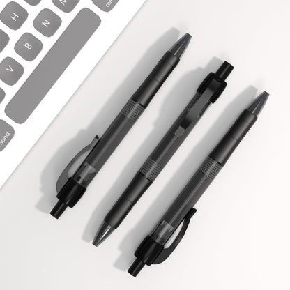 deegtran Pens Bulk, 30 Pack No Bleed Black Ink Click Pens with Soft Grip, Wholesale Retractable Ballpoint Pens for Office School, Medium Point Smooth 1.0MM