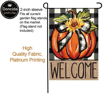 20 Pack Seasonal Garden Flags Set Double Sided 12x18 Inch Small Yard Flags, Holiday Seasonal Garden Flag for Outside Decoration for All Year Round
