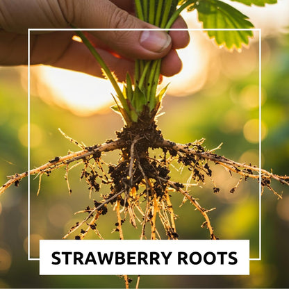 Albion Strawberry Bareroot Plants – Day Neutral Everbearing Strawberry Plants for Planting, Sweet Large Strawberries, High Yield Garden Strawberry Roots for Raised Beds & Containers (50 Plants)