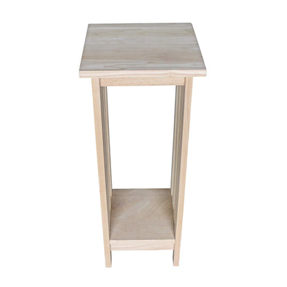 International Concepts Mission Plant Stand, 30-Inch High, Solid Parawood, Unfinished
