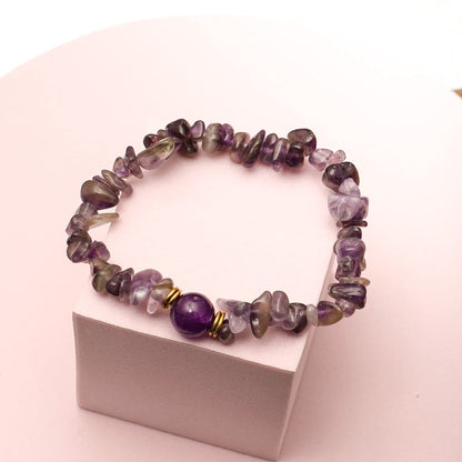 MILAKOO Women 7 Chakra Bracelets Crystal Healing Chip Stone Stretch Bracelets for Women Reiki Yoga Anxiety