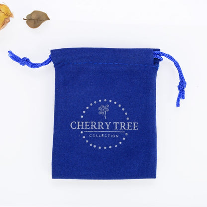 Cherry Tree Collection Chakra Stretch Bracelet | Genuine Natural 8mm Gemstones Beads, Silver Spacers | Men/Women (Rudraksha - Large)