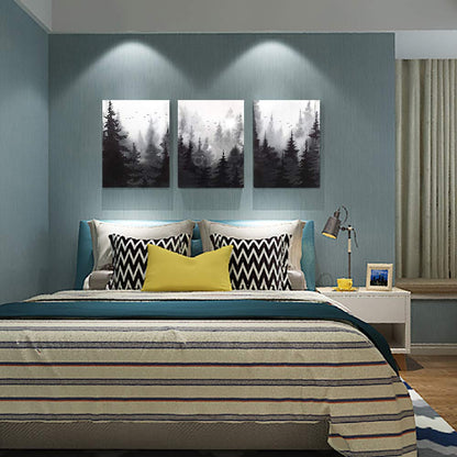 DZRWUBHS Wall Art for Living Room Black and White Wall Decor For Bedroom Bathroom Family Decoration Hang Pictures Kitchen Office Abstract Wall Painting Modern Framed Canvas Wall Art Prints 12x16 in