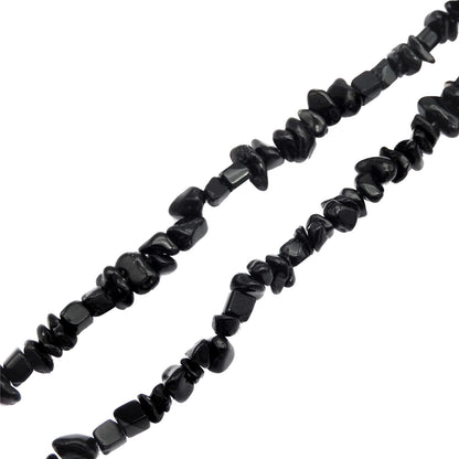 450PCS Obsidian Irregular Chip Stone Beads 5-8mm Gemstones Crystal Loose Bead for Jewelry Making Bracelet Necklace DIY Craft Finding