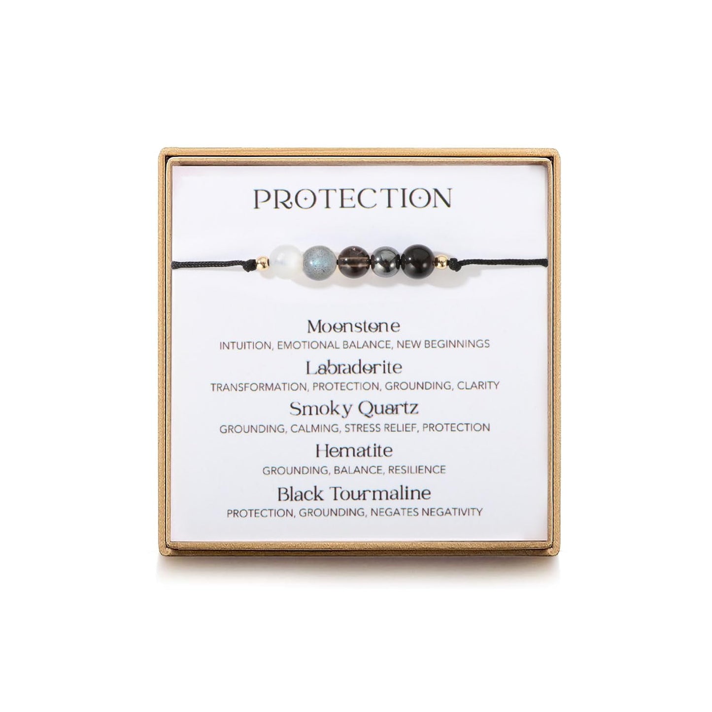 Empath Protection Bracelet Healing Energy Crystals Bracelets for Women, Healing Spiritual Crystal Bracelets Anxiety Relief Bracelet Emotional Gifts Hope Bracelets for Women Jewelry Gift