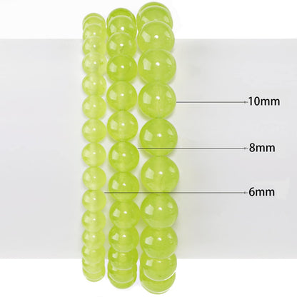 10mm Natural Grape Chalcedony Round Bead - 35PCS Bulk Gemstone Beads for Jewelry Making, DIY Bracelets, Necklaces - Includes Crystal Stretch Cord - Stone Beads for Crafting Gifts