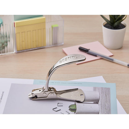 Bostitch Office Heavy Duty & Carton Staple Remover, Built in Staple Shield, Wear- Resistant Nickle Plated Finish Chrome