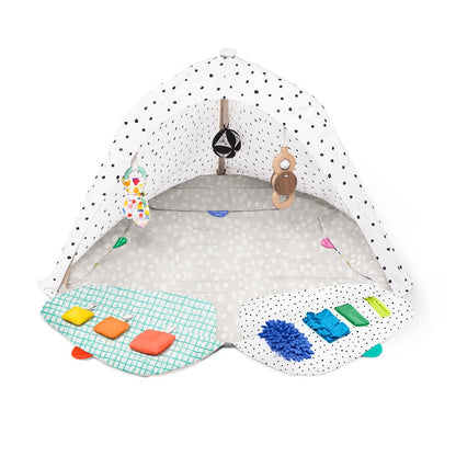 Lovevery, The Play Gym with Sensory Strands, Tummy Time Play Mat with Developmental Zones & Detachable Sensory Toys, Parent-Approved Baby Essential
