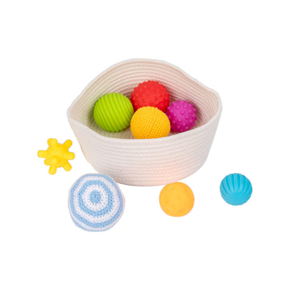 Adena Montessori Play Kit for 7-8 Months Baby,9 in 1 Learning Educational Toys for Toddler,Include Object Permanence Box,Different Balls,Shape Puzzles and More,Christmas Birthday Gift for Boys Girl