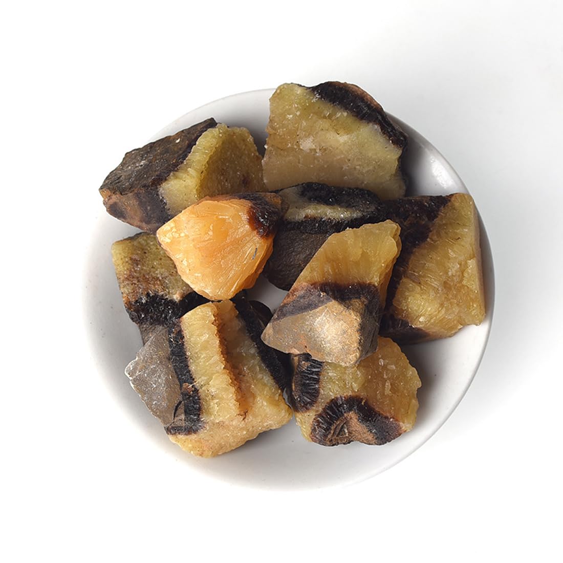 Septarian Raw Crystals, Large 1.25-2.0" Healing Crystals Natural Rough Stones Crystal for Tumbling, Cabbing, Fountain Rocks, Decoration, Polishing, Wire Wrapping, Wicca & Reiki