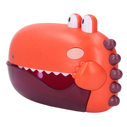 Bubble Machine Bad Toys, a Touch Activation Easy to Install Bubble Bath Bath Toy Cartoon Automatic for Babies for The Bathtub (Orange)