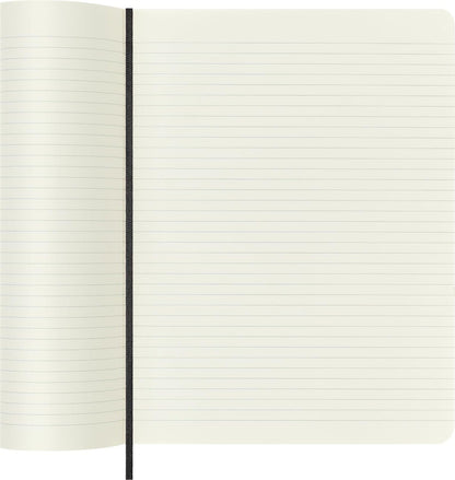 Moleskine Classic Notebook, Extra Large, Ruled, Black, Soft Cover (7.5 x 10)