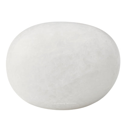 Amazing Gemstone Snow Quartz Crystals and Healing Stones Tumbled - 1 Oz Snow Quartz Stone Gem Stones, Natural Healing Stones for Energy Balance, Stress Relief - Polished Gems Rocks