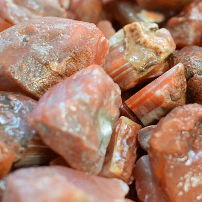 Wixine 1Pcs 100g Natural Rough Carnelian Raw Stone Crystal Red Agate Mozambique