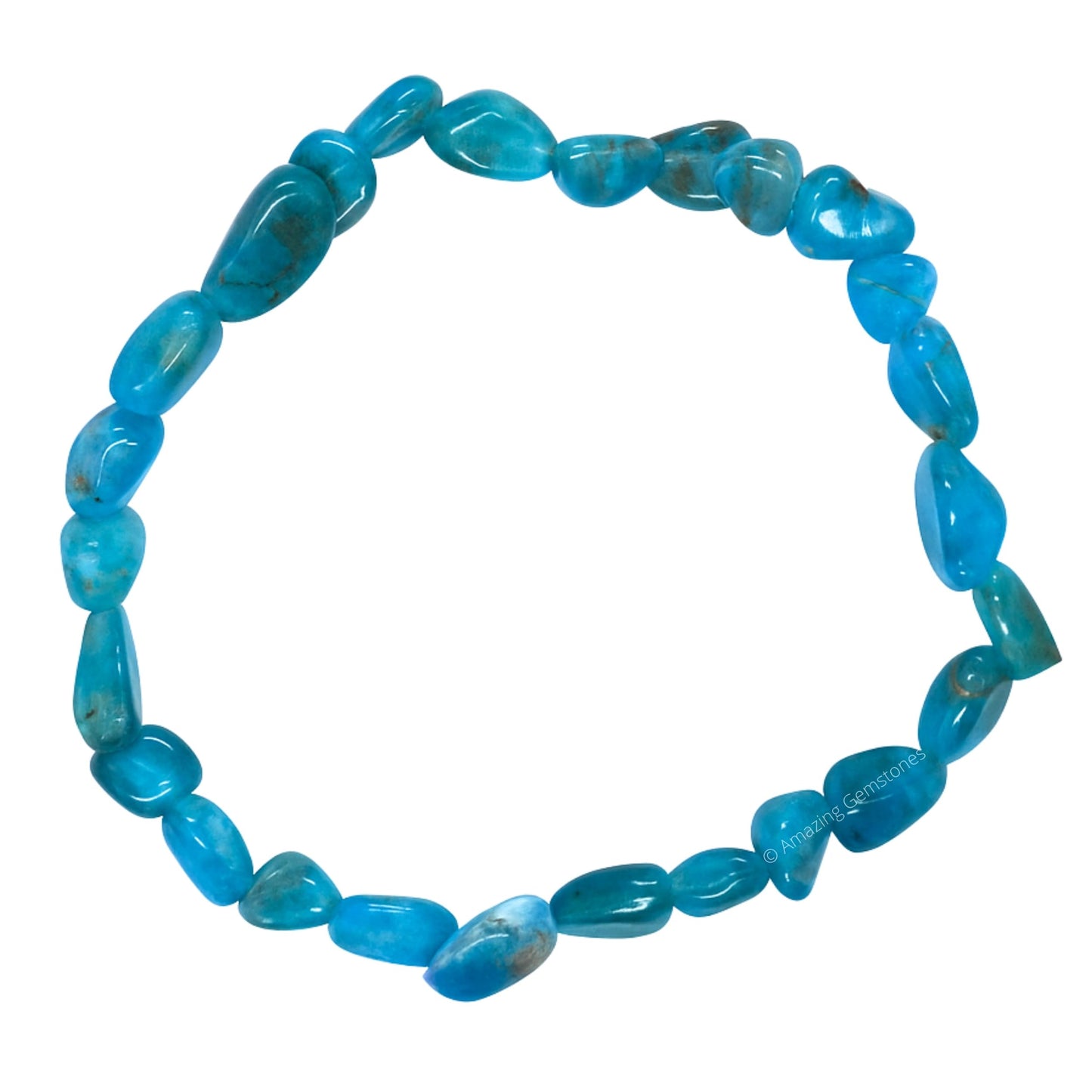 Amazing Gemstone Apatite Bracelet for Women Men's Gifts - Chakra Protection Mens Bracelet - Apatite Crystal Tumbled Stone Bracelet Gemstone Beaded Bracelet Pulseras Para Hombres Mujer Christmas