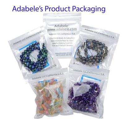 Adabele 15 Inch Natural Raw Pink Rose Quartz Crystal Healing Gemstone Loose Beads Drilled Large Nugget Rough Chakra Gem Stone Spacer GA-C8