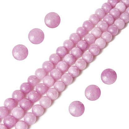 100pcs 6mm Kunzite Beads Natural Gemstone Beads Round Loose Beads for Jewelry Making