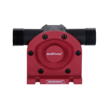 Milescraft 1314 DrillPump750 - Self Priming Water Pump Attachment for Drills - Water Transfer Pump - Uses Common Garden Hose - 750 Gallons per Hour