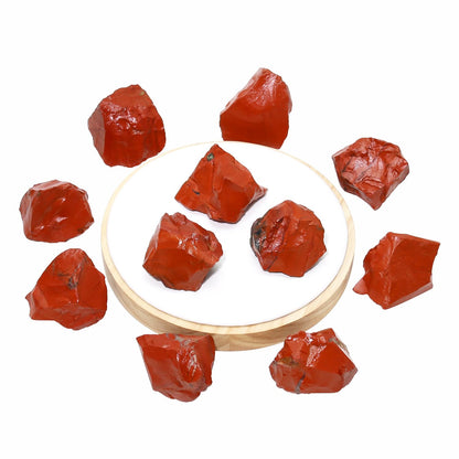 Nvzi Raw Red Jasper Stone Crystals Bulk, Real Gemstones and Crystals, Rocks and Minerals, Healing Crystals, Quartz Crystals and Healing Stones, Cuarzos Originales De Energia Y Piedras(1LB)