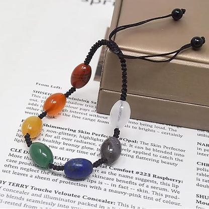 XJYWSH 7 Chakra Crystals,Gems Beaded Ankle Bracelets for Women Spiritual Energy Meditation Yoga Healing Crystal Bracelet Mom's Gifts
