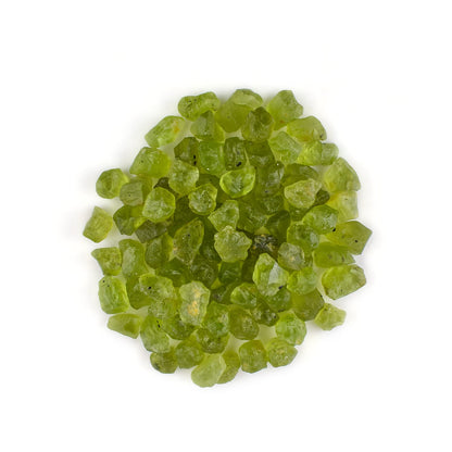 InfinityGemsArt Natural Raw Peridot Crystal Gemstone (Approx. 30 Carats) – Rough Loose Stones for Jewelry Making, Healing Crystals, Chakra Balancing, August Birthstone, DIY Crafts & Art Supplies