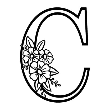 zuinyainn 12 inch letter C, wall decoration letter, visual 3D letter logo, home letter wall decoration, large letter decoration, outdoor metal letter logo