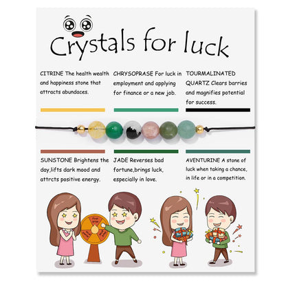 Fuqimanman2020 6mm Spiritual Crystal 7 Chakra Stretch Bracelet Natural Stone Healing with Meaning Cards Quartz Amethyst Reiki Beaded for Women Men for Anxiety Relief Jewelry-Study Aids