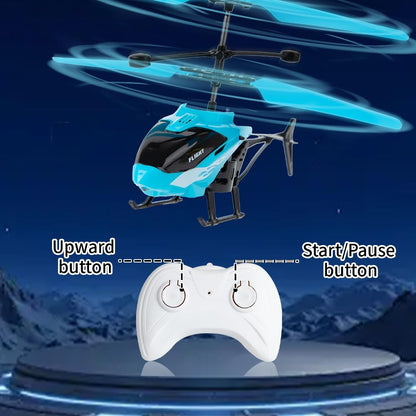 Remote Control Helicopter, Gesture Sensing Indoor Flying Helicopter Toys,RC Airplane for Teenages with 10Mins Flight, RC Helicopters for Kids with Light,Birthday Gifts for Boys and Girls (Blue)