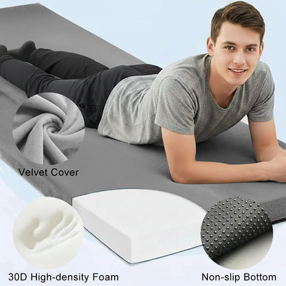 YJPCKH Roll Up Foam Camping Mattress - 30D High-Density Foam Sleeping Pad with Travel Bag - Portable Floor Mat for Tent, Car Camping & Guest Bed (Cot(72X24))