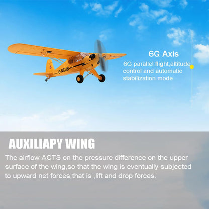 Park10 Toys 5CH RC Plane A160 J3 RC Airplanes for Adults 3D/6G Mode Brushless Stunt RC Planes 2.4GHZ RC Glider with 2 Batteries and Spare Propeller