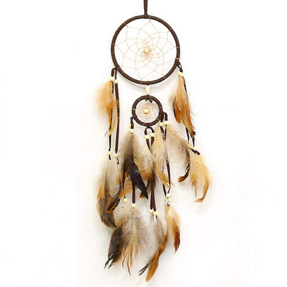 PWYXSA Feather Dream Catcher Handmade Native American Dream Catchers Bohe Wall Hanging Decoration Ornament for Kids Bedroom Car Decor Home Decoration Birthday Party