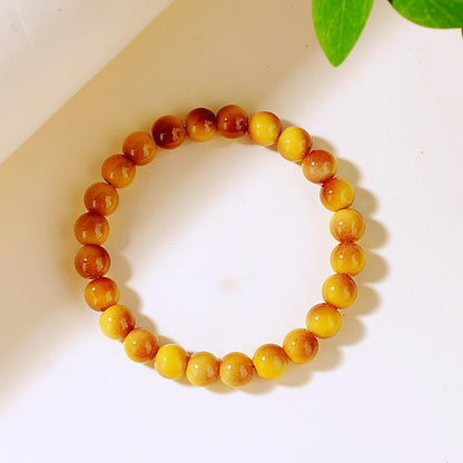 WEFRIN Evil Eye with Hematite Black Obsidian Tiger Eye Stone Triple Protection Bracelets for Men Women, Crystal Healing Stone Bracelet Bring Luck Prosperity and Happiness Jewelry (H-8mm(h))