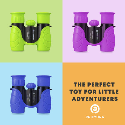 Binoculars for Kids – Perfect Toy for Little Boys and Girls – Extensive Set Incl. Magnifying Glass & Compass – Powerful Magnification 8X21 – 3 to 12 Year Old Kids for Toddler