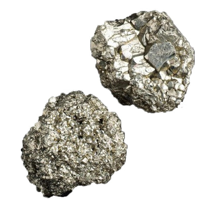 Apengshi Pyrite Raw Crystals 2PCS Natural Rough Rocks Healing Crystal and Stones DIY Raw Stones Meditation Fountain Garden Home Decor