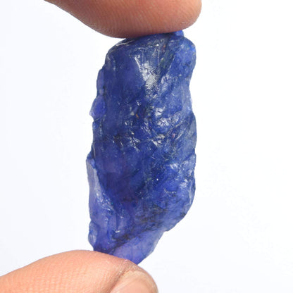GEMHUB Energy Stone Healing Power Sapphire 10.00 Carat Rough Blue Sapphire Gemstone for Pendant, Bracelet
