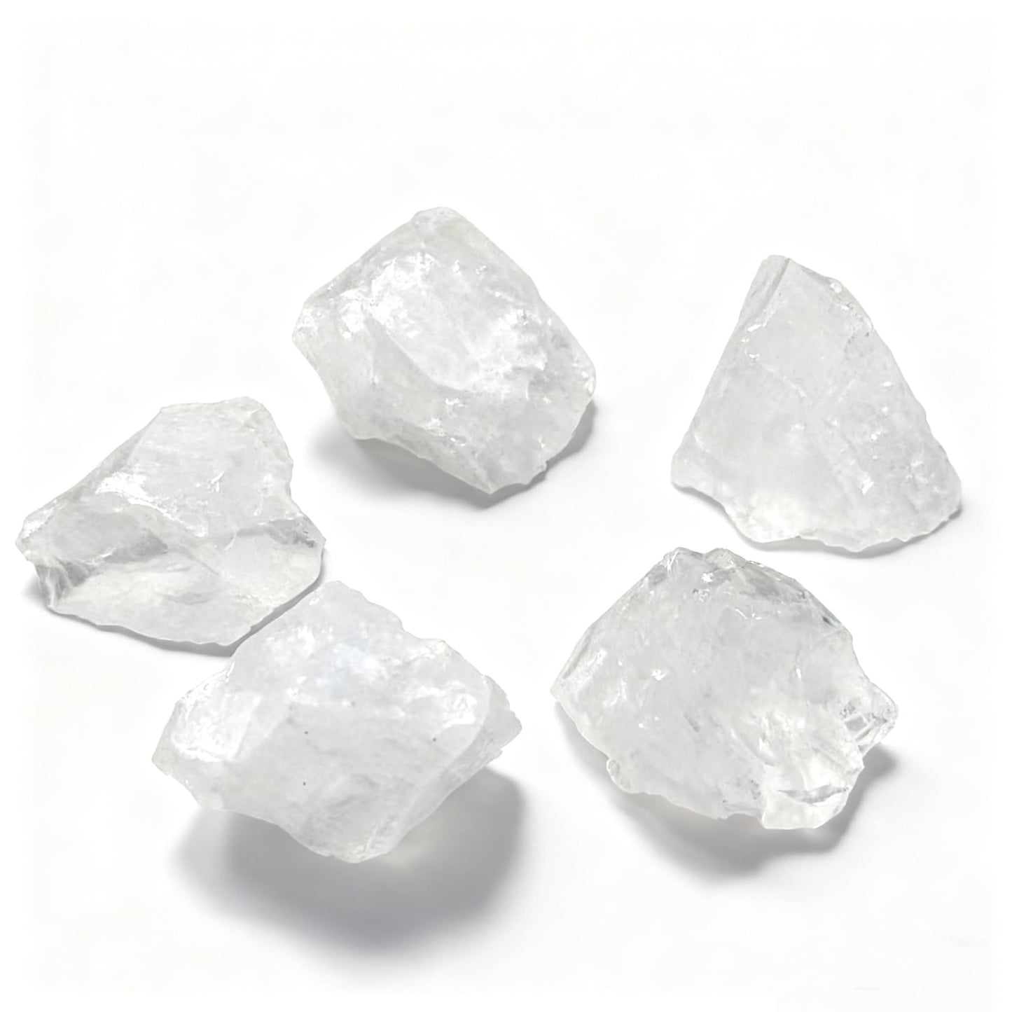 Sulanvi Bulk Raw Citrine Crystals - Beginner DIY Healing Crystal Set, 0.6-1.2” Natural Unpolished Gemstones for Terrarium, Meditation, Tarot, Grids, Aroma Stone, 0.45lb (Clear Quartz-L)