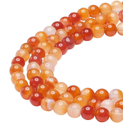Red Carnelian Beads for Jewelry Making Natural Gemstone Semi Precious 10mm Round 15 inch(37-39pcs)