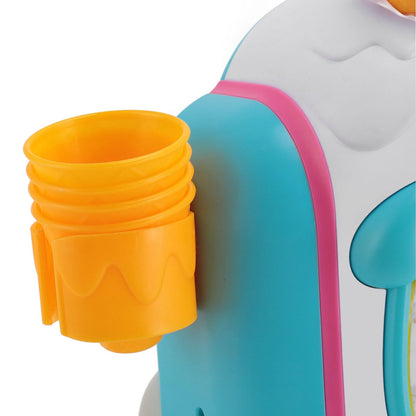 Eacam Bath Bubble Ice Cream Toy Encourage Imaginative Play, Safe Play Environment, Creative Idea Maker, Sturdy Material, Special Holiday Scenes, Insert Your