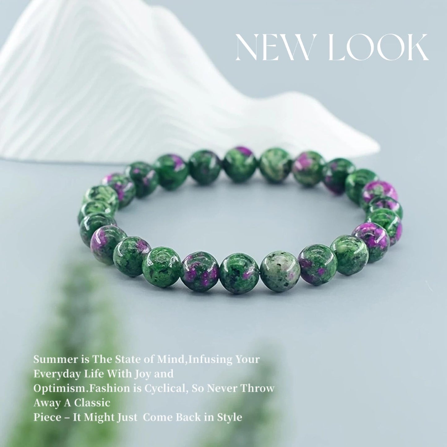 GAUEIOUR Natural Crystal Bracelets for Women & Men,Gemstone Beaded Stretch Healing Stone Yoga Energy Bracelet,Chakra Jewelry Gifts for Daily Meditation Anniversary