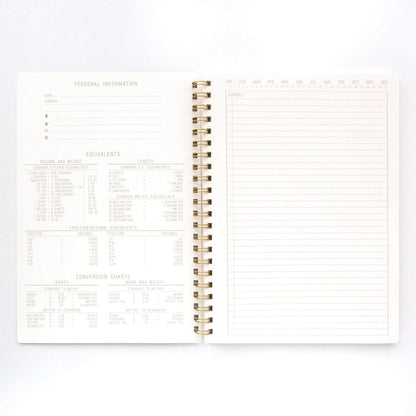 DesignWorks Ink Textured Paper Twin Wire Notebook, Daily Planner & Soft Cover Writing Journal, 160 Lined Perforated Pages, Large Spiral Notebook for Work & Journaling, 8.25 x 11.625 in, Juniper Green