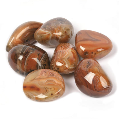 Justinstones 1LB Large Dream Agate Tumbled Polished Natural Crystal Healing Pocket Stones Rock Collection